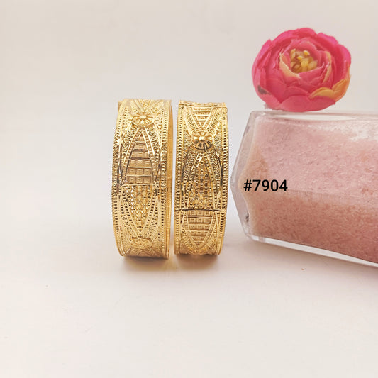 Gold Plated BANGLE 5 Gram Gold Plated Jewellery PMJ Model No : 7904