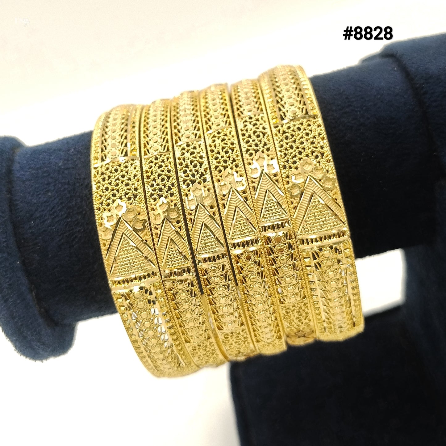 Gold Plated BANGLE 5 Gram Gold Plated Jewellery PMJ Model No : 8828