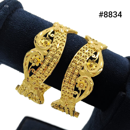 Gold Plated BANGLE 5 Gram Gold Plated Jewellery PMJ Model No : 8834