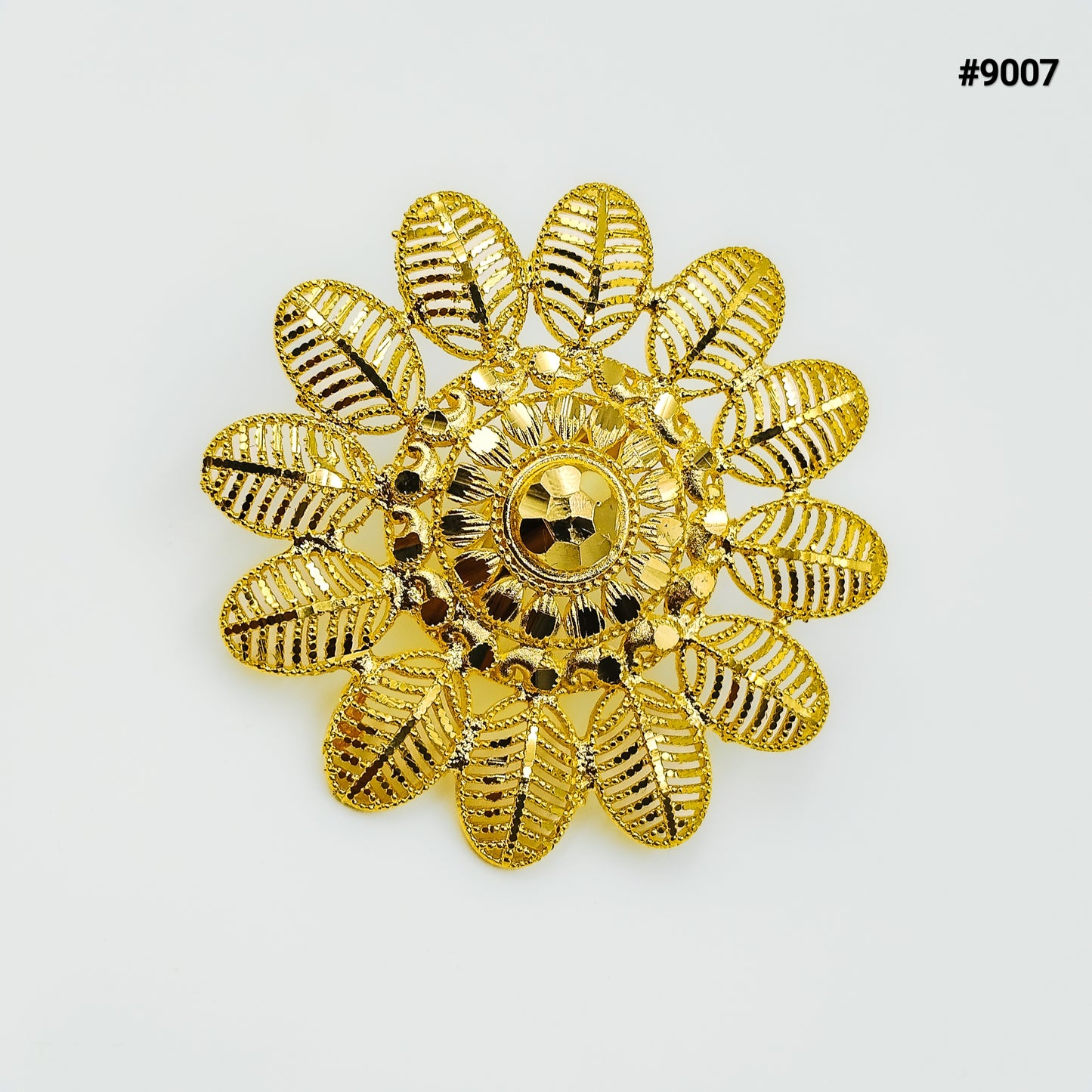 Gold Plated Finger Ring 5 Gram Gold Plated Jewellery PMJ Model No : 9007
