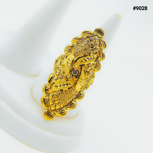 Gold Plated Finger Ring 2 Inch 5 Gram Gold Plated Jewellery PMJ Model No : 9028