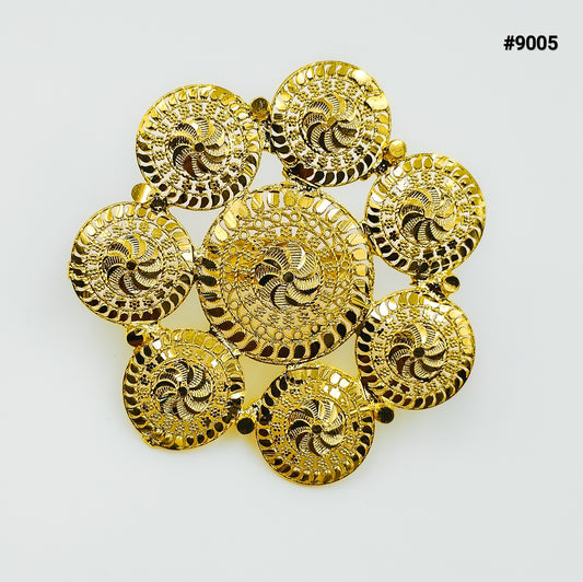 Gold Plated Finger Ring 5 Gram Gold Plated Jewellery PMJ Model No : 9005