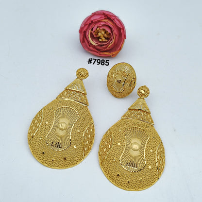Gold Plated EARRING 5 Gram Gold Plated Jewellery PMJ Model No : 7985