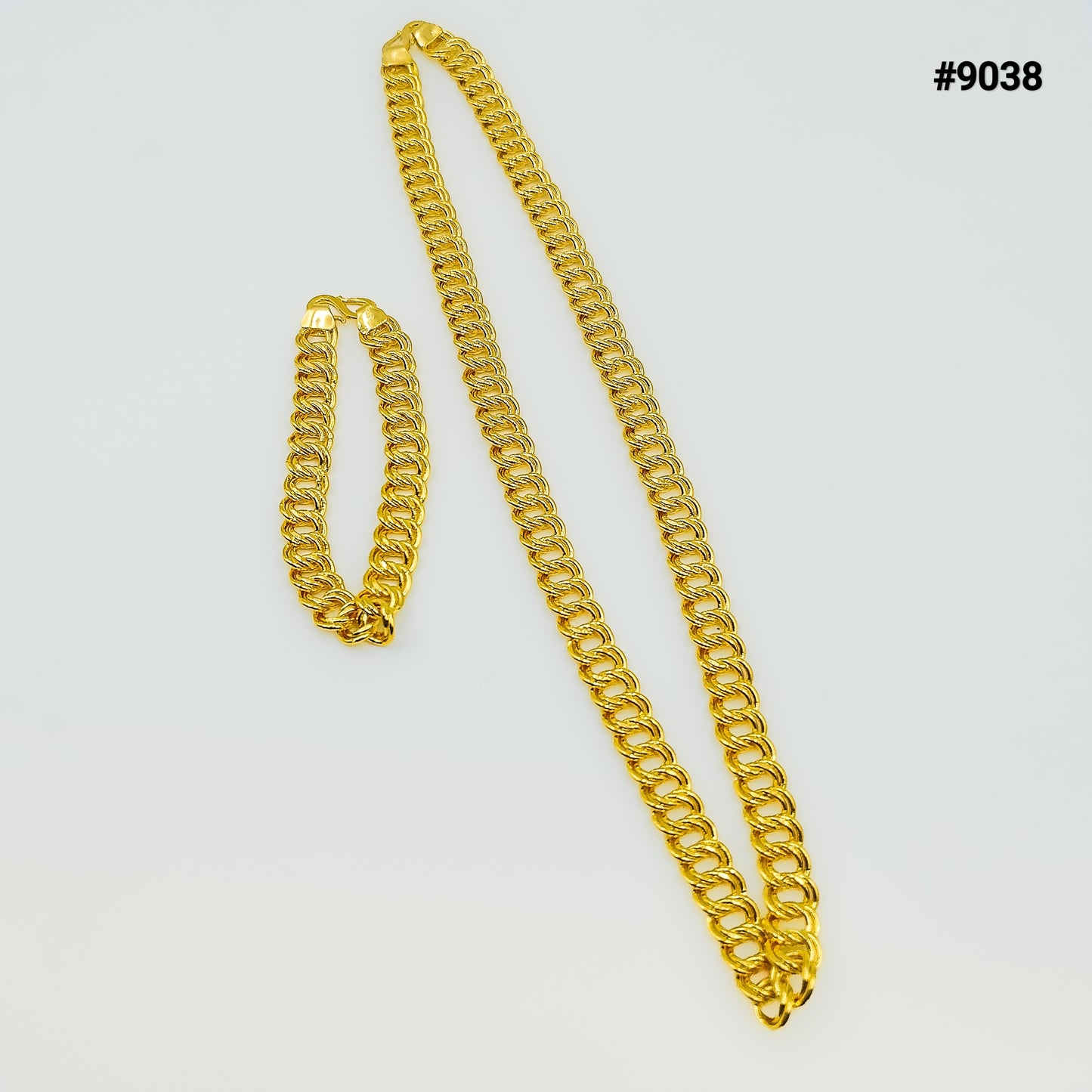 Gold Plated Chain 5 Gram Gold Plated Jewellery PMJ Model No : 9038