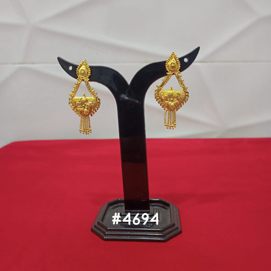 Exclusive Designer Gold Plated Earrings, PMJ Model No: 4694