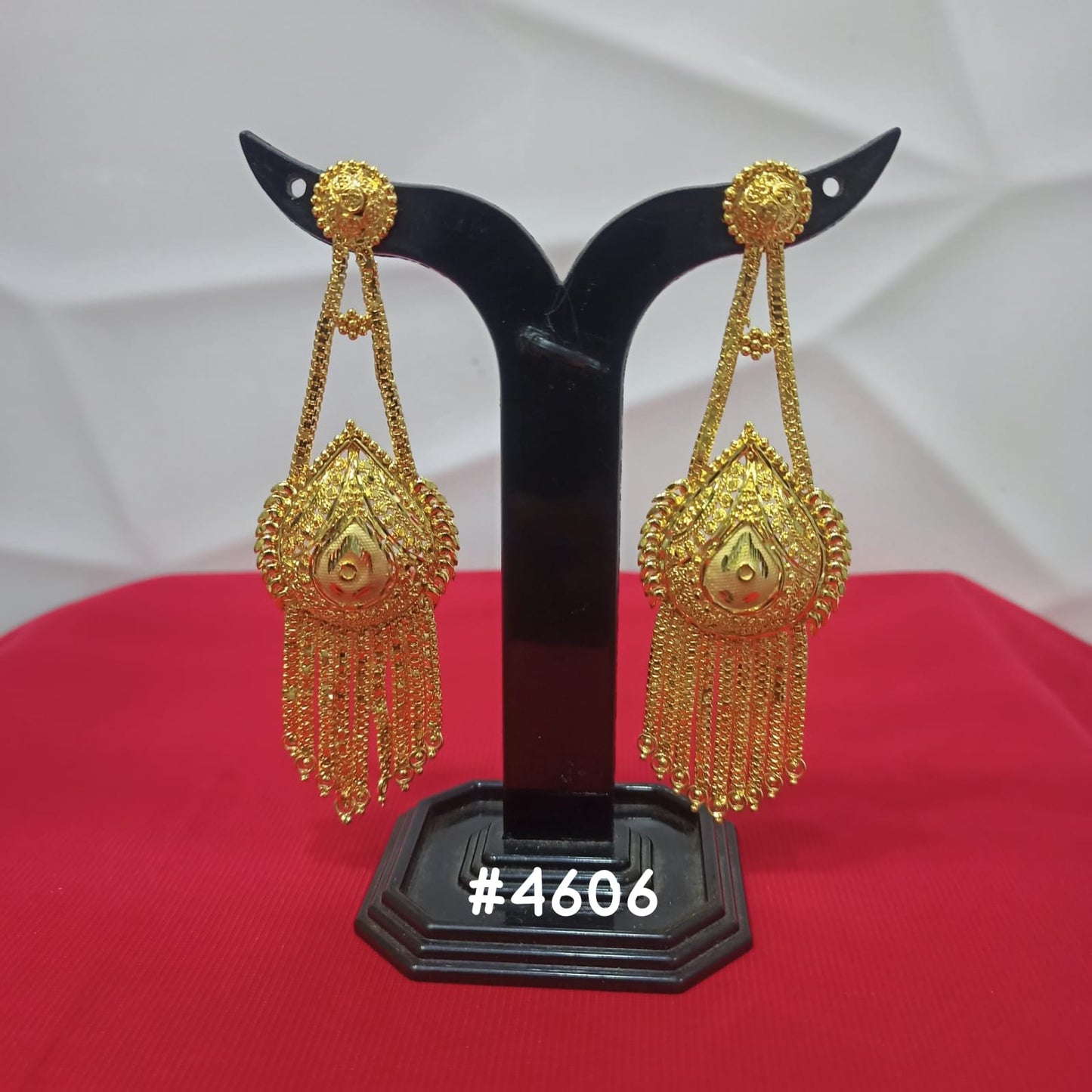 Gold Plated Designer Earrings, PMJ Model No: 4606