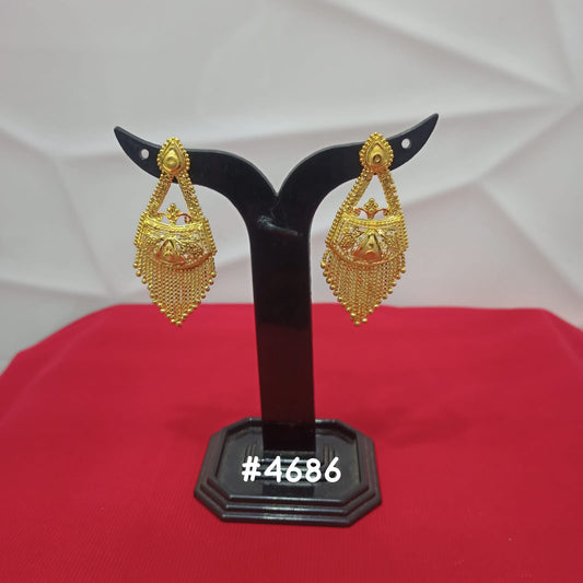 Exclusive Designer Gold Plated Earrings, PMJ Model No: 4686