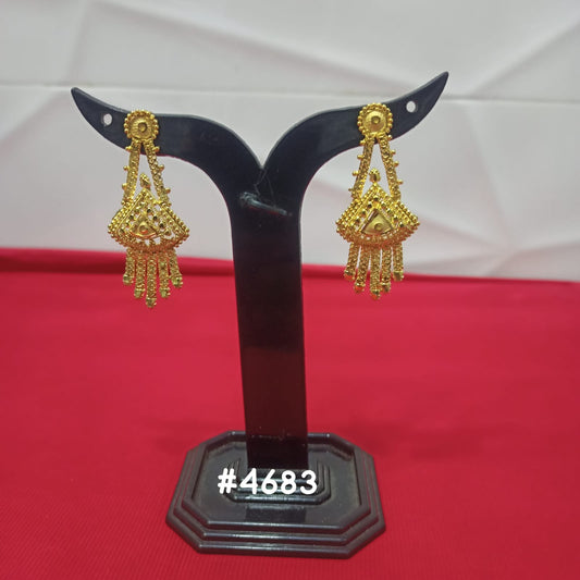 Exclusive Designer Gold Plated Earrings, PMJ Model No: 4683