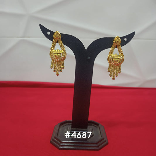 Exclusive Designer Gold Plated Earrings, PMJ Model No: 4687