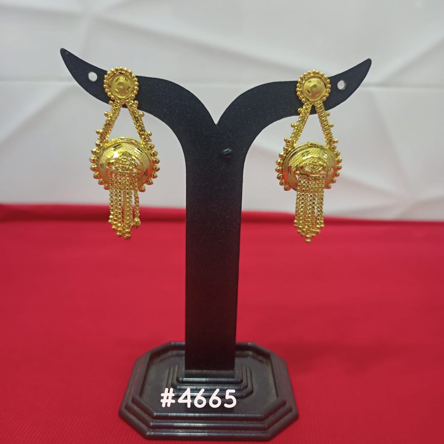 Exclusive Designer Gold Plated Earrings, PMJ Model No: 4665