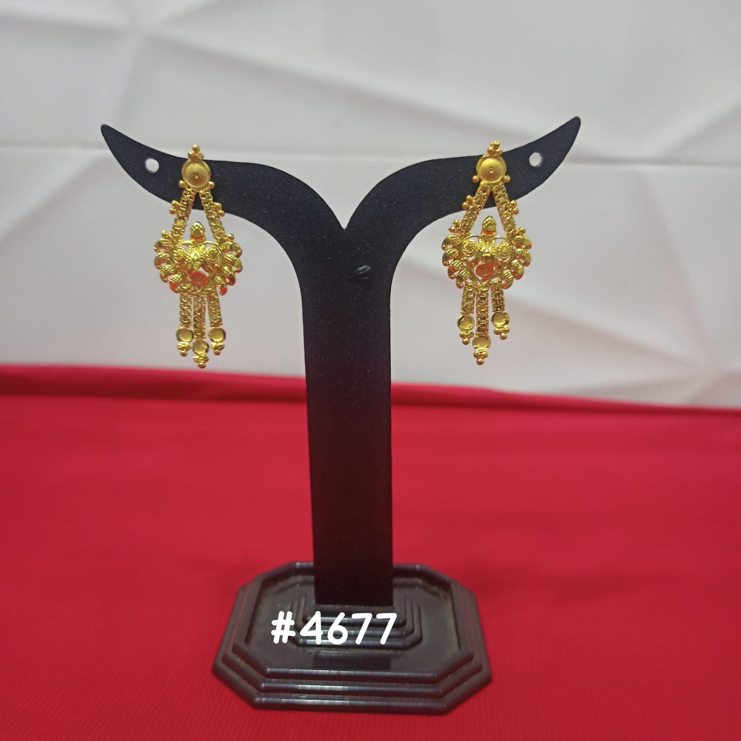 Exclusive Designer Gold Plated Earrings, PMJ Model No: 4677