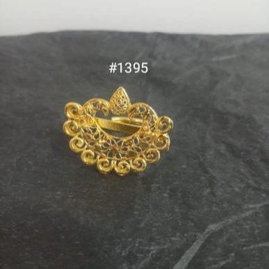 Stylish Finger Ring of Gold Forming Wedding Style Jewelry Sale MODEL : 1395