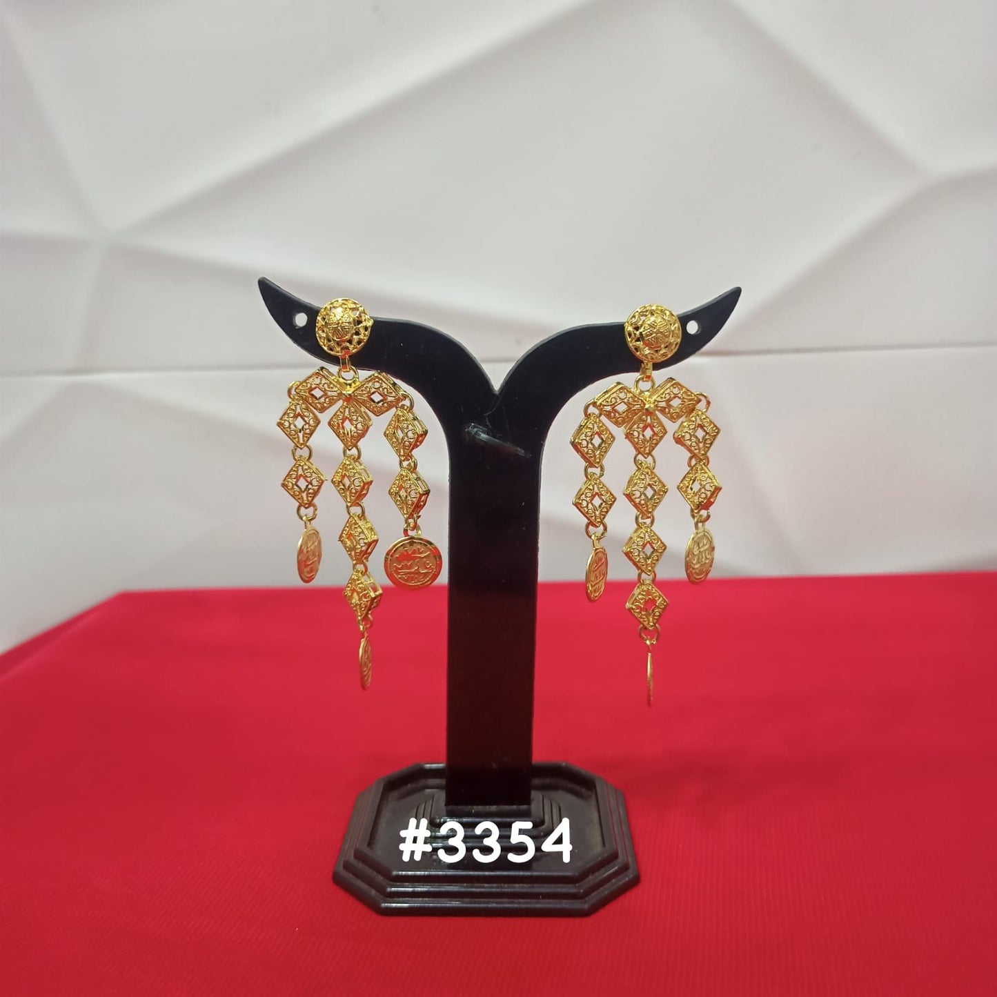 Gold Plated Designer Earrings, PMJ Model No: 3354