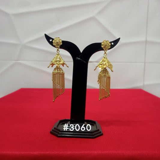 gold-plated-beautiful-stylish-earrings-model:3060