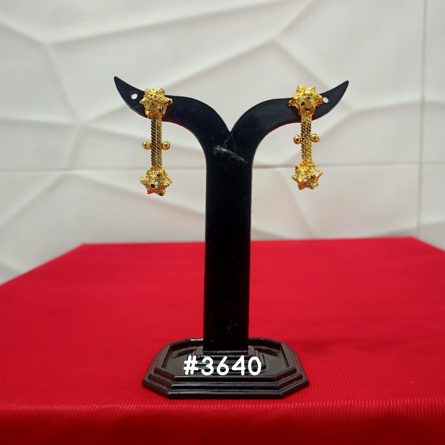 Gold Plated Designer Earrings, PMJ Model No: 3640