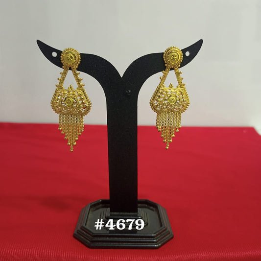 Exclusive Designer Gold Plated Earrings, PMJ Model No: 4679