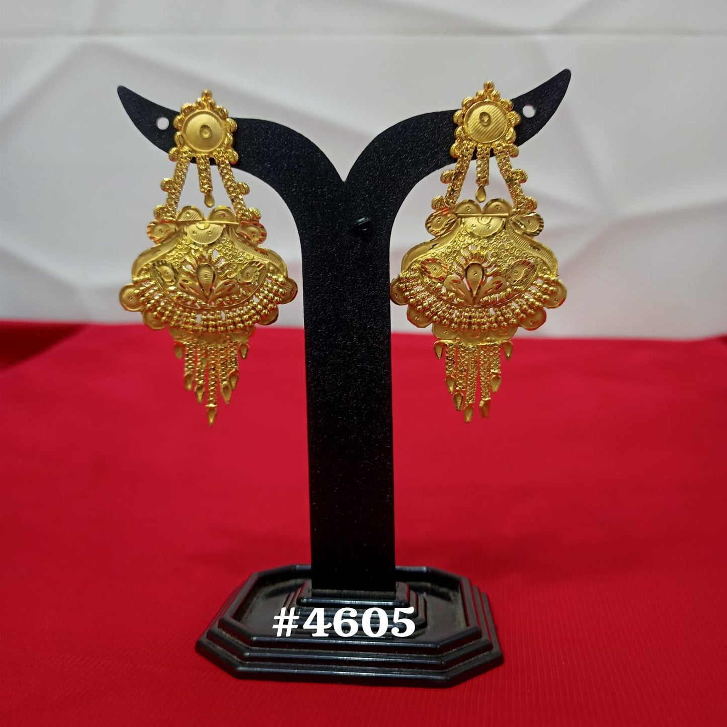 Gold Plated Designer Earrings, PMJ Model No: 4605