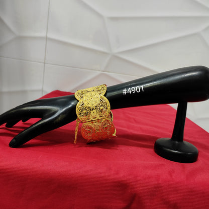 Gold Plated Bridal Wear Bangles, PMJ Model No: 4901