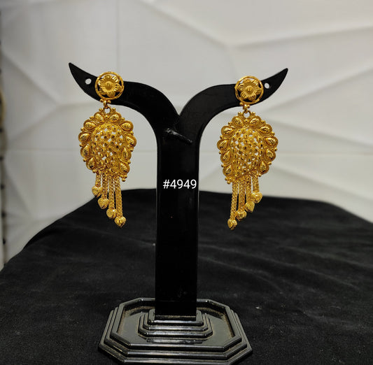 Gold Plated Designer Earrings, PMJ Model No: 4949