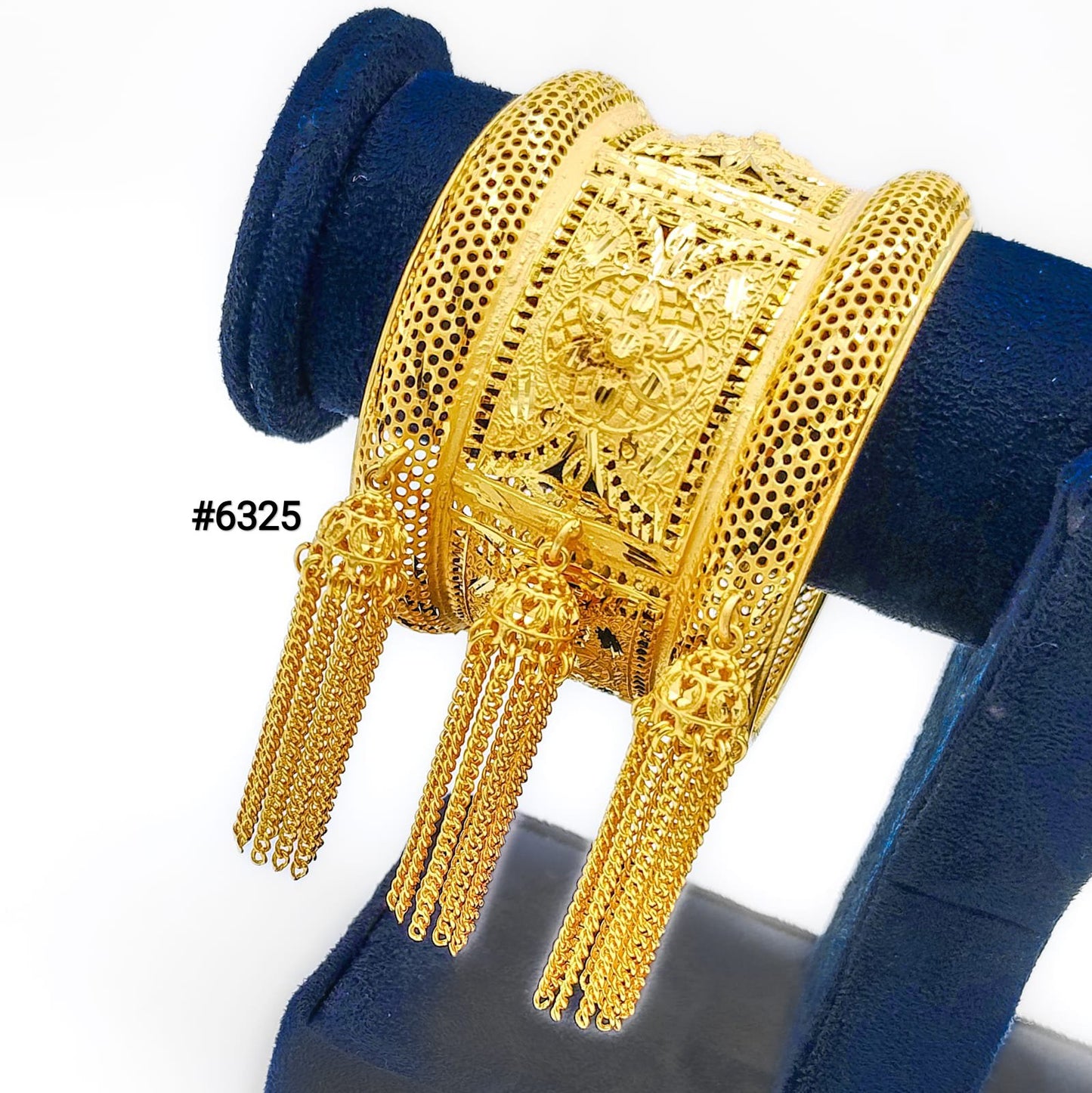 Gold Plated Bridal Wear Bangles, PMJ Model No: 6325