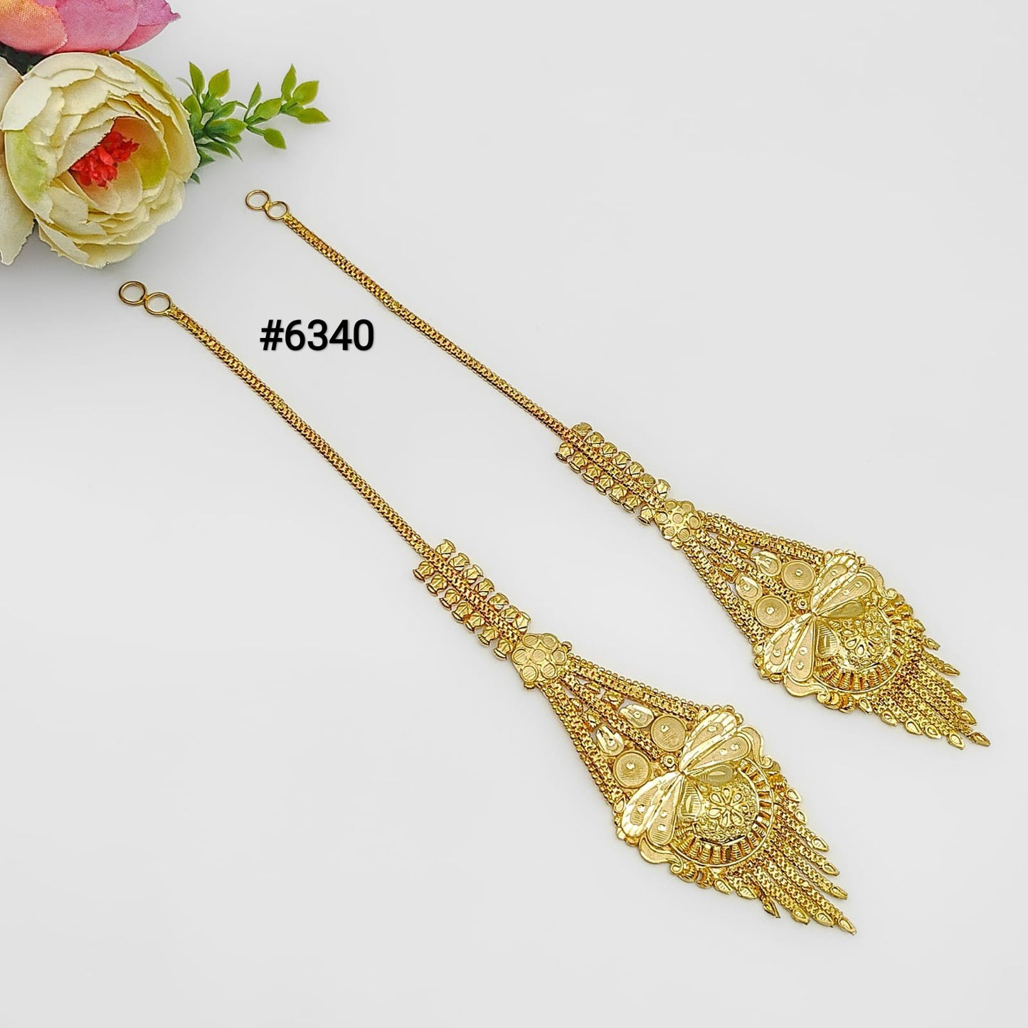 Exclusive Designer Gold Plated Earrings, PMJ Model No: 6340