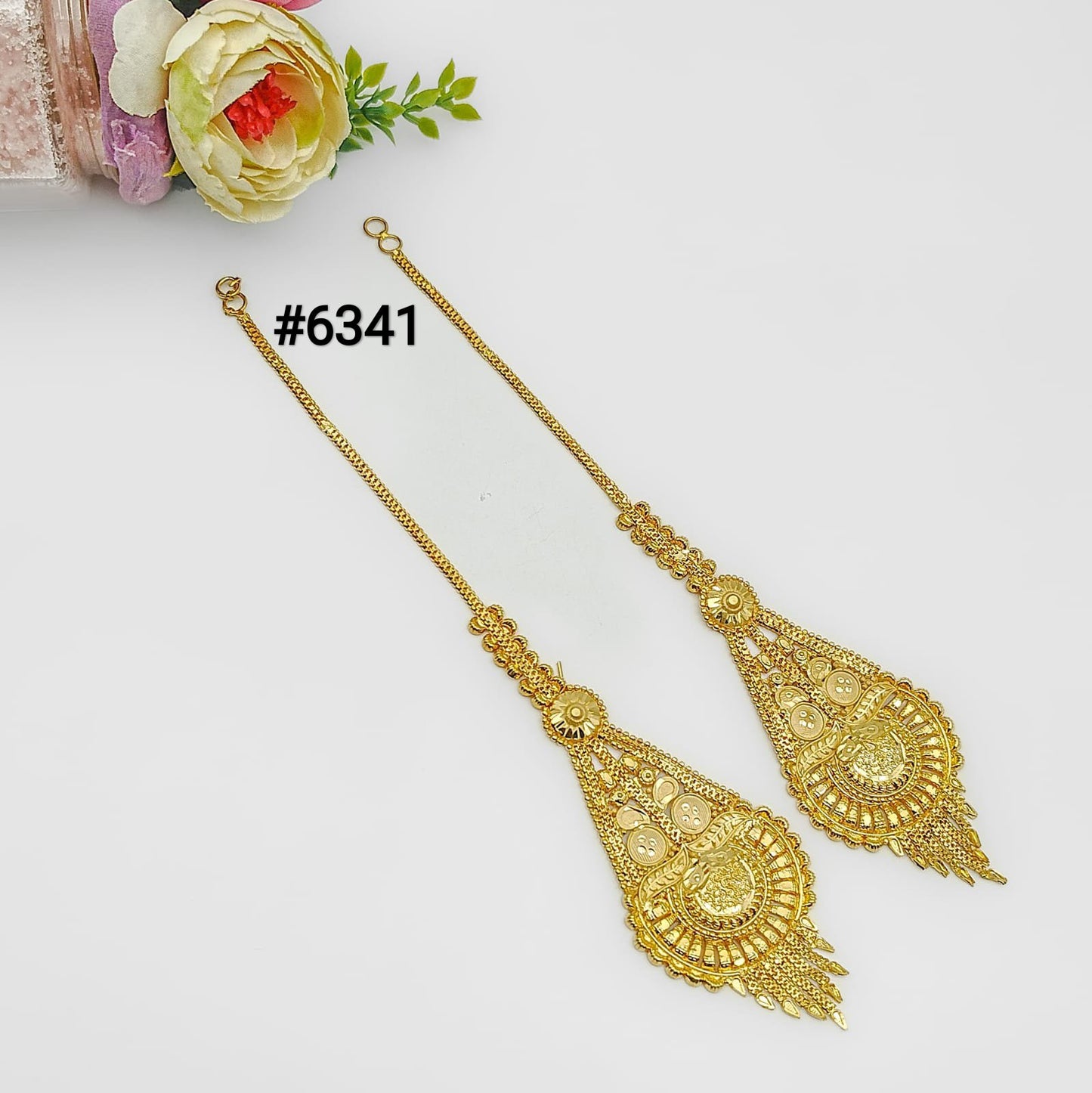 Gold Plated Designer Earrings, PMJ Model No: 6341