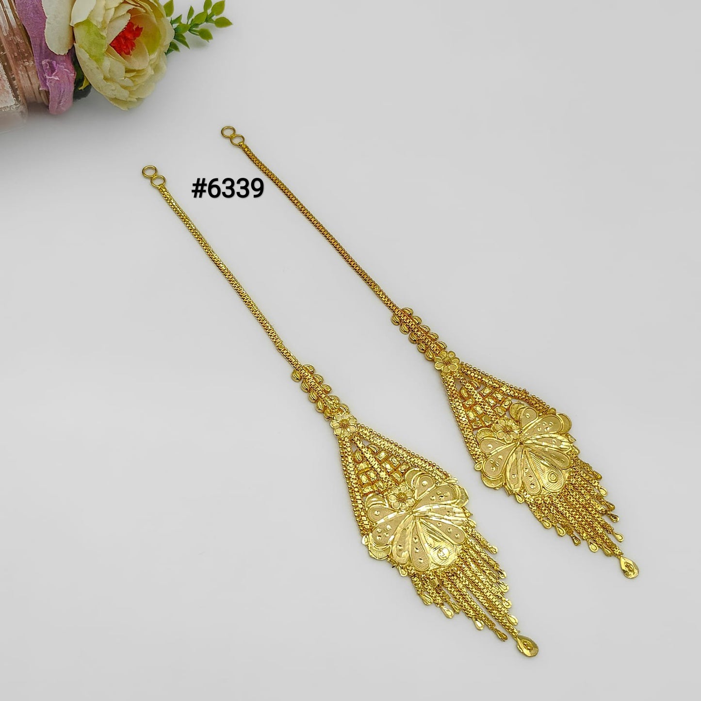 Exclusive Designer Gold Plated Earrings, PMJ Model No: 6339