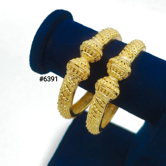 Gold Plated Bridal Wear Bangles, PMJ Model No: 6391