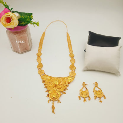 African Bijoux Gold Plated Necklace