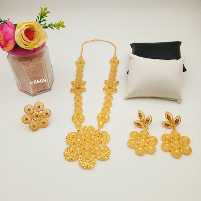 African Bijoux Gold Plated Necklace