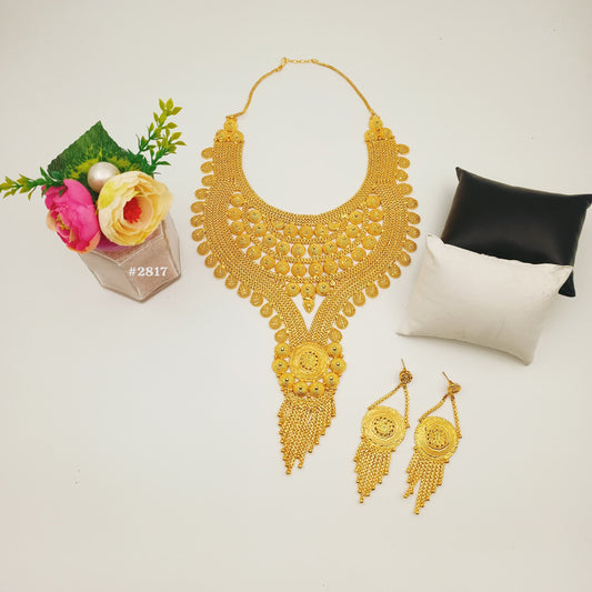 Designer Hand Made Jewelry Long Necklace Set, PMJ Model No: 2817