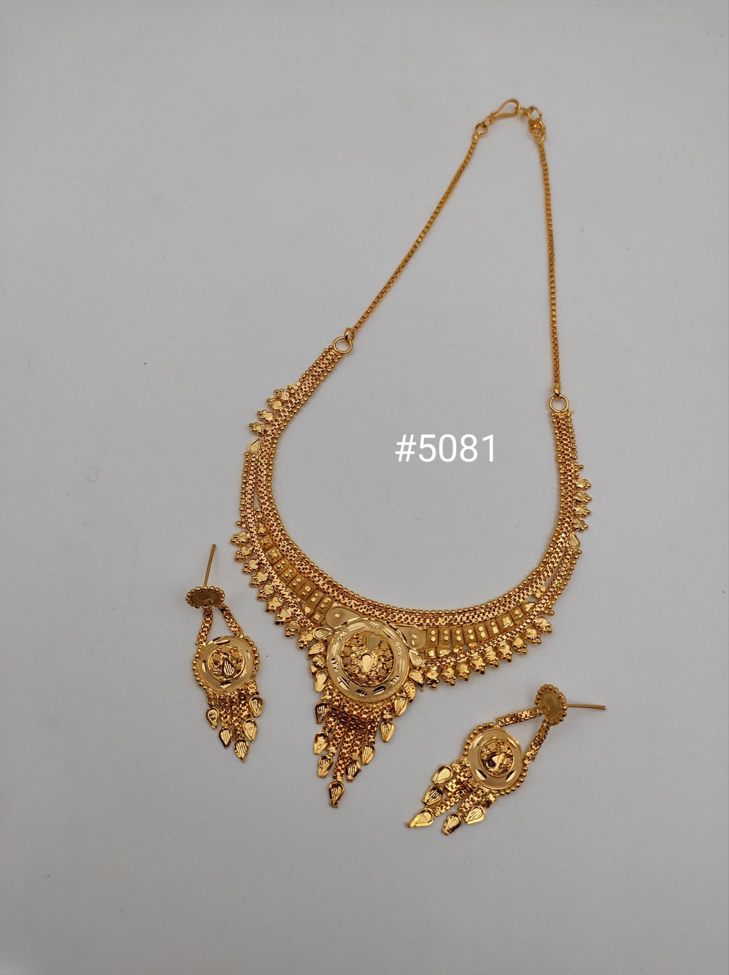 Gold Plated Short Necklace, PMJ Model No: 5081