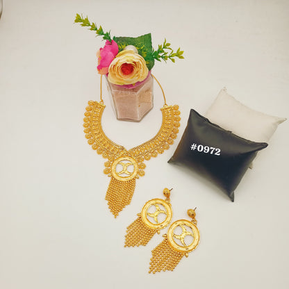 African Bijoux Gold Plated Necklace