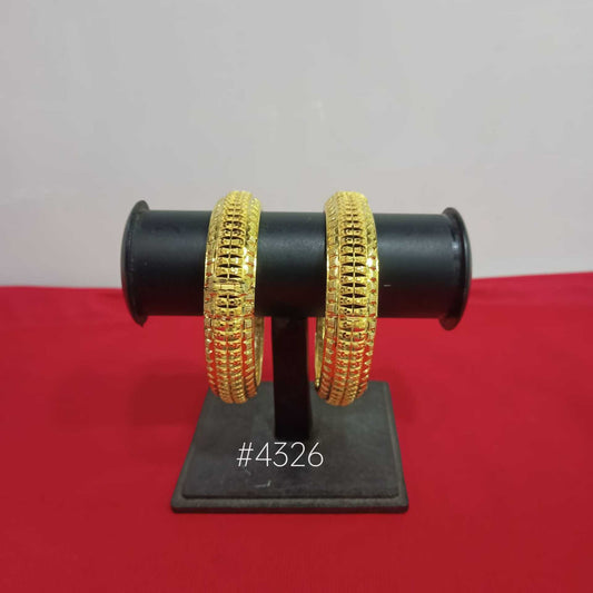 Gold Plated Bridal Wear Bangles, PMJ Model No: 4326