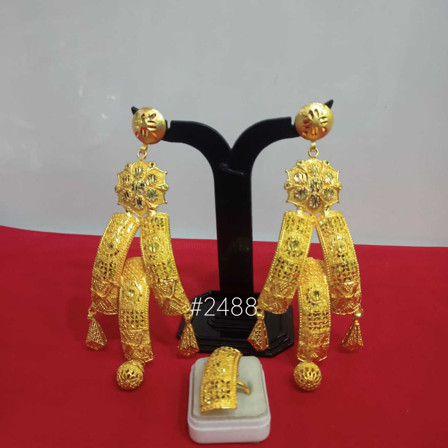 Gold Plated Beautiful Stylish Earrings MODEL : 2488