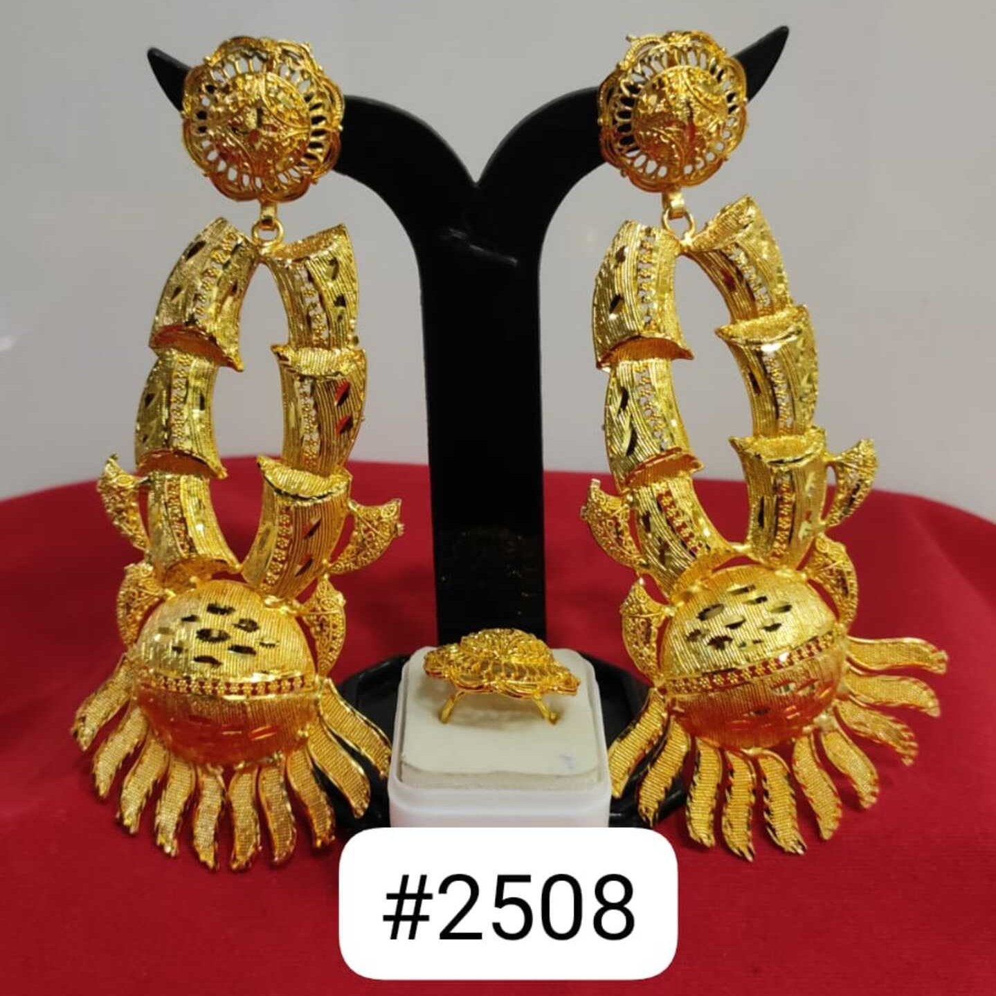 Gold Plated Beautiful Stylish Earrings MODEL : 2508