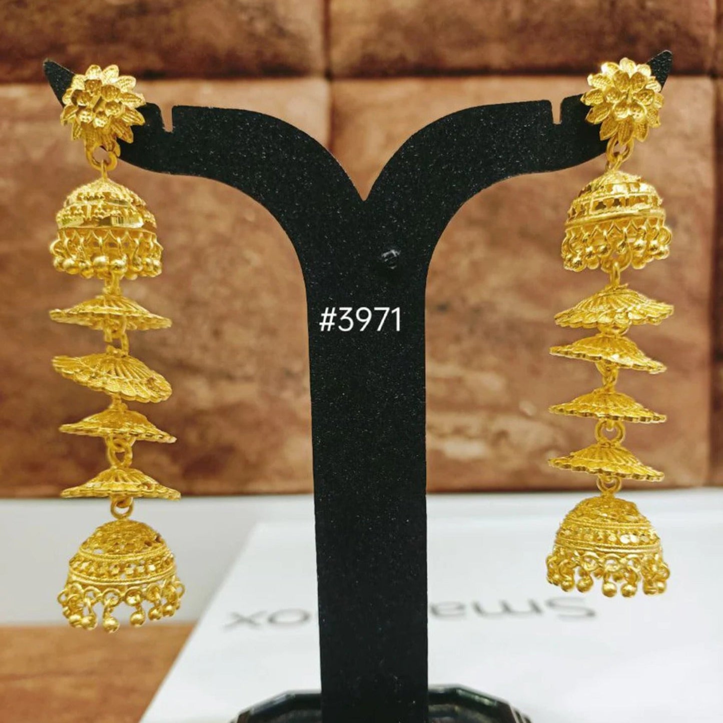 Gold Plated Designer Earrings, PMJ Model No: 3971