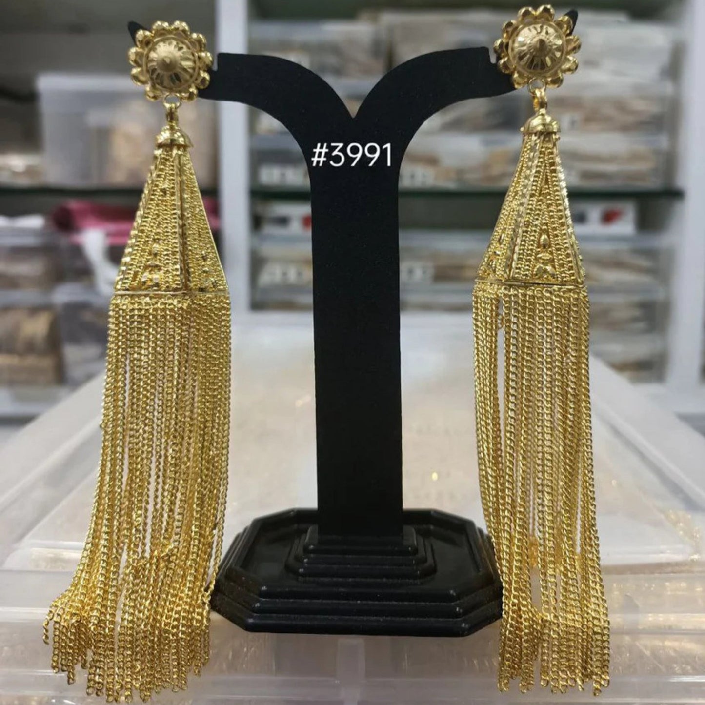 Gold Plated Designer Earrings, PMJ Model No: 3991