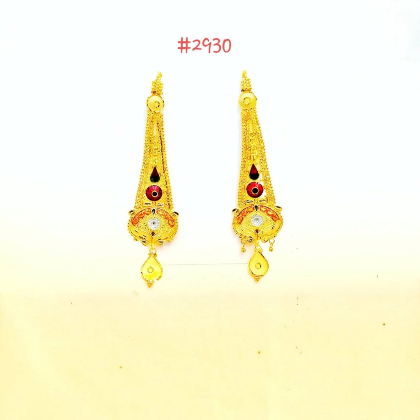 gold-plated-beautiful-stylish-earrings-model:2930