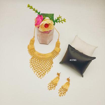 African Bijoux Gold Plated Necklace