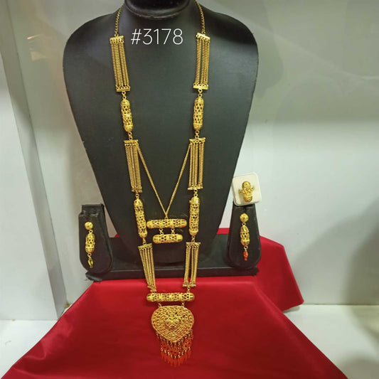 Designer Hand Made Jewelry Long Necklace Set, PMJ Model No: 3178